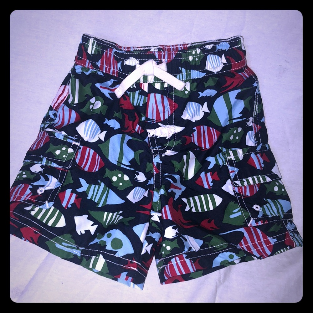 Baby Gap Swim Trunks with Fish